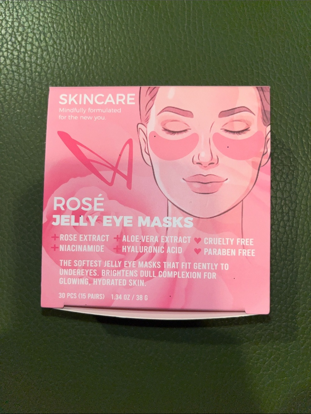 Rosé Jelly Eye Masks – Pink Hydrating Eye Patches